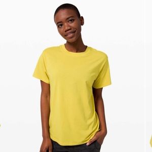Lululemon ‘All Yours’ Boyfriend Tee in Soleil